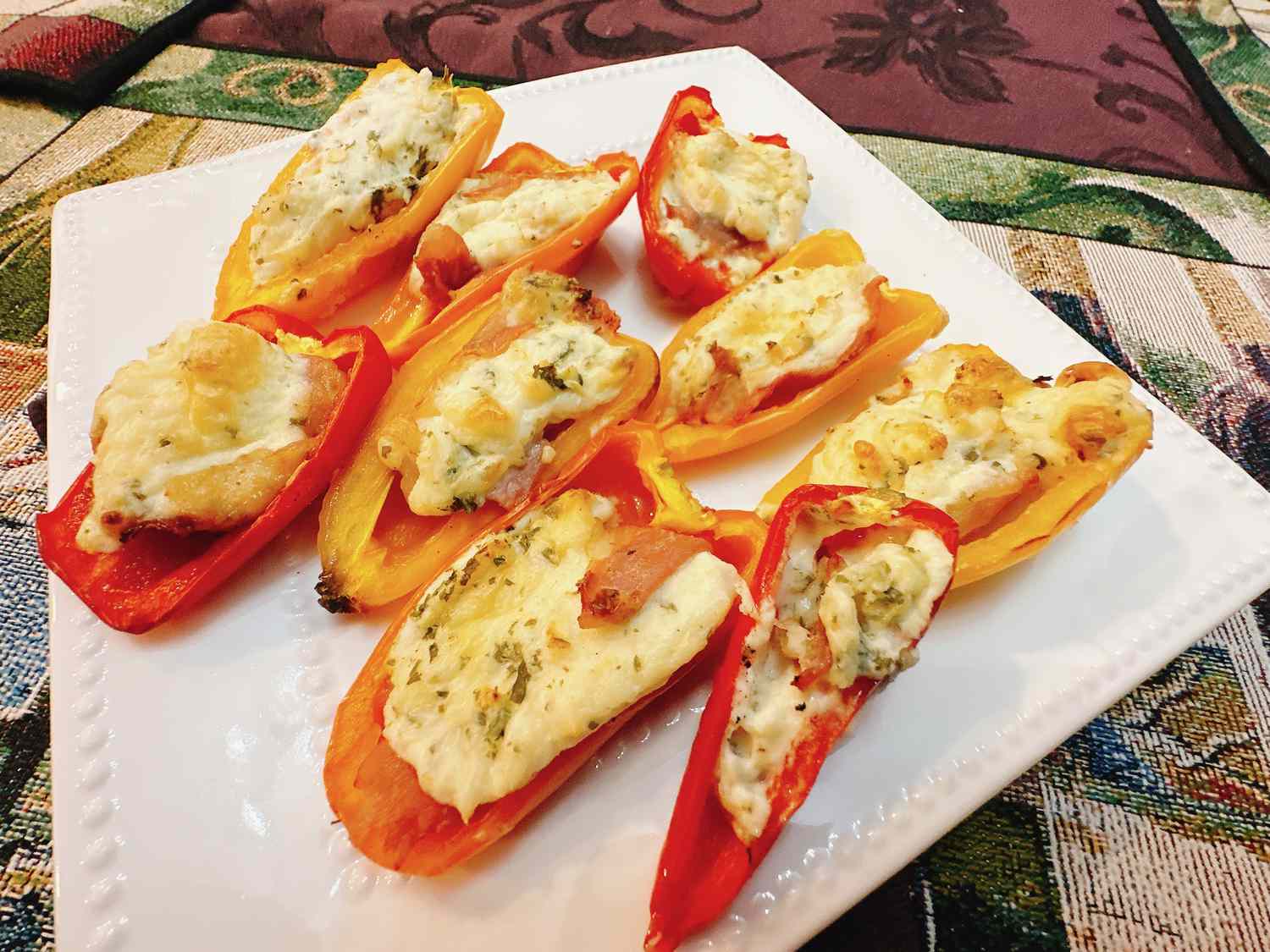 Air Fryer Stuffed Mini Peppers