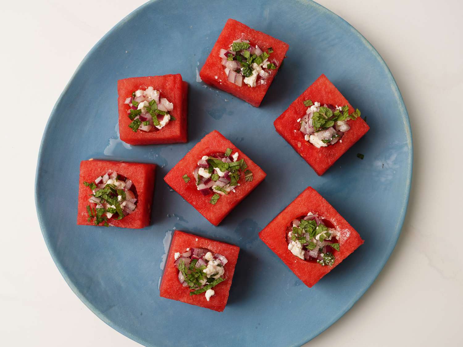 Watermelon Feta Salad Bites Recipe