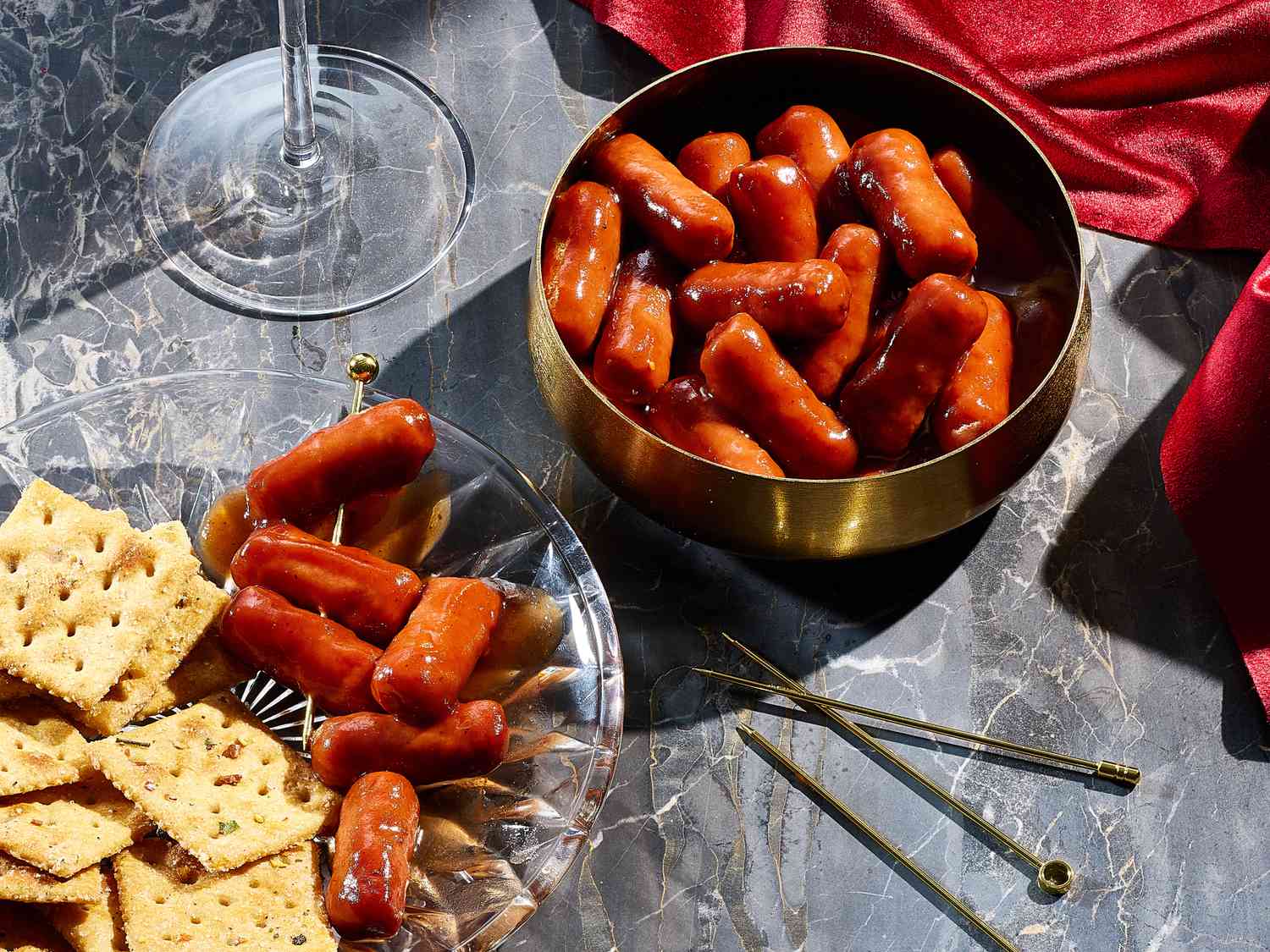 Cranberry-Barbecue Cocktail Sausages Recipe