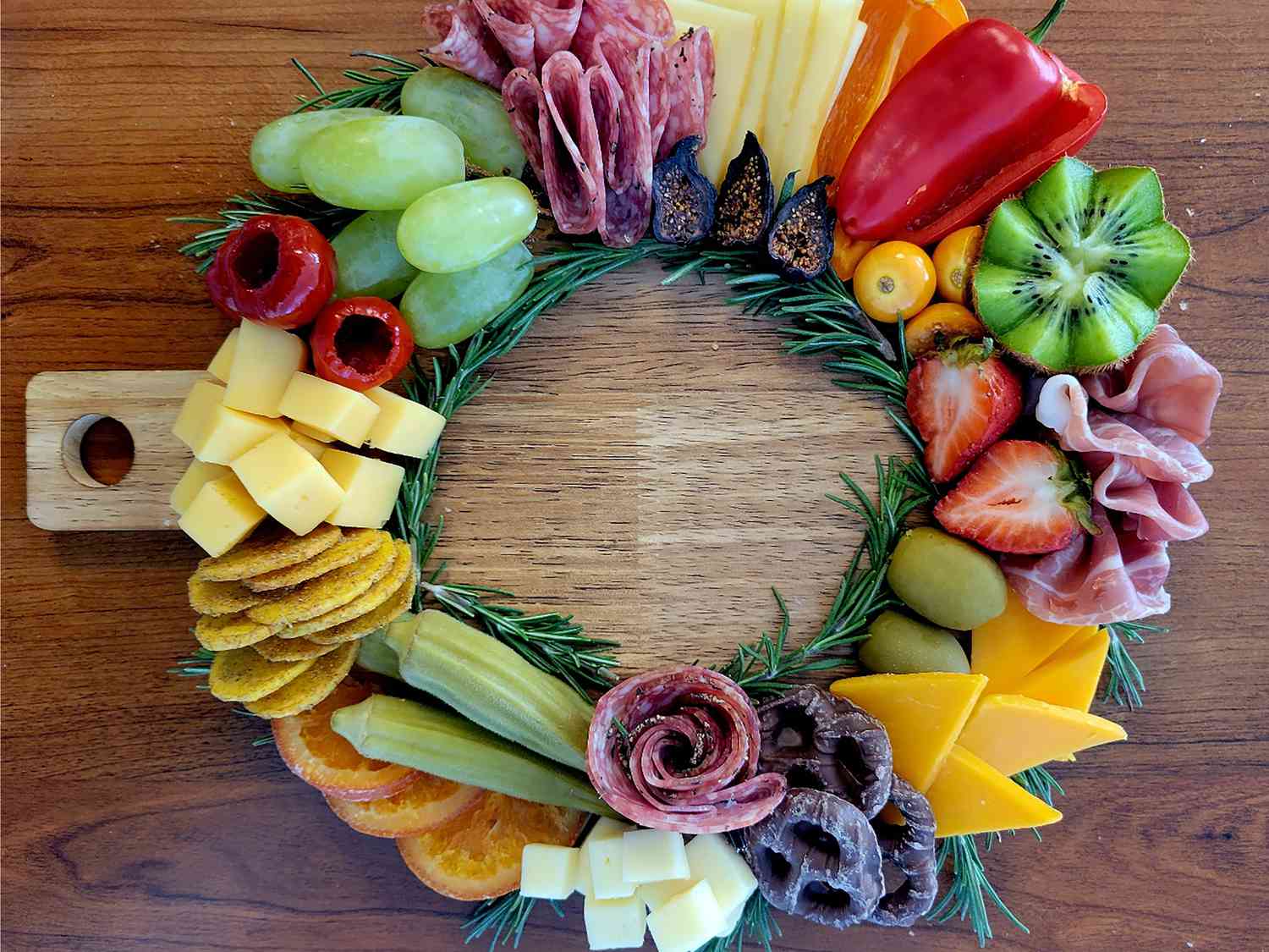 Christmas Wreath Charcuterie Board Recipe