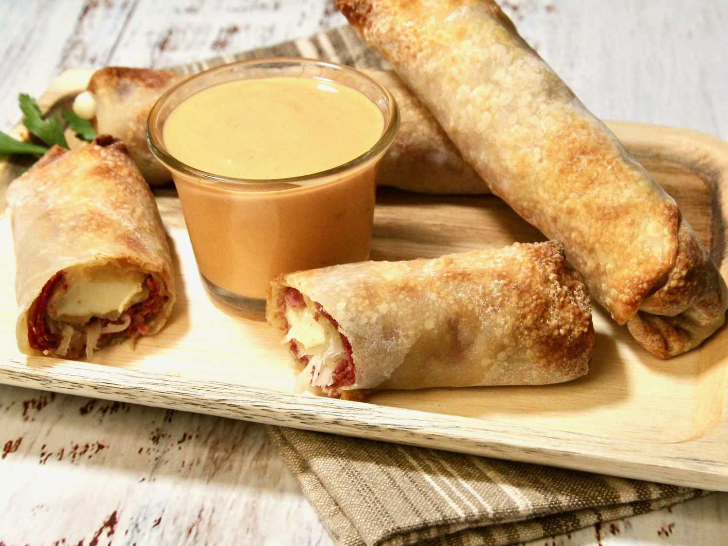 Air Fryer Reuben-Inspired Mozzarella Sticks Recipe