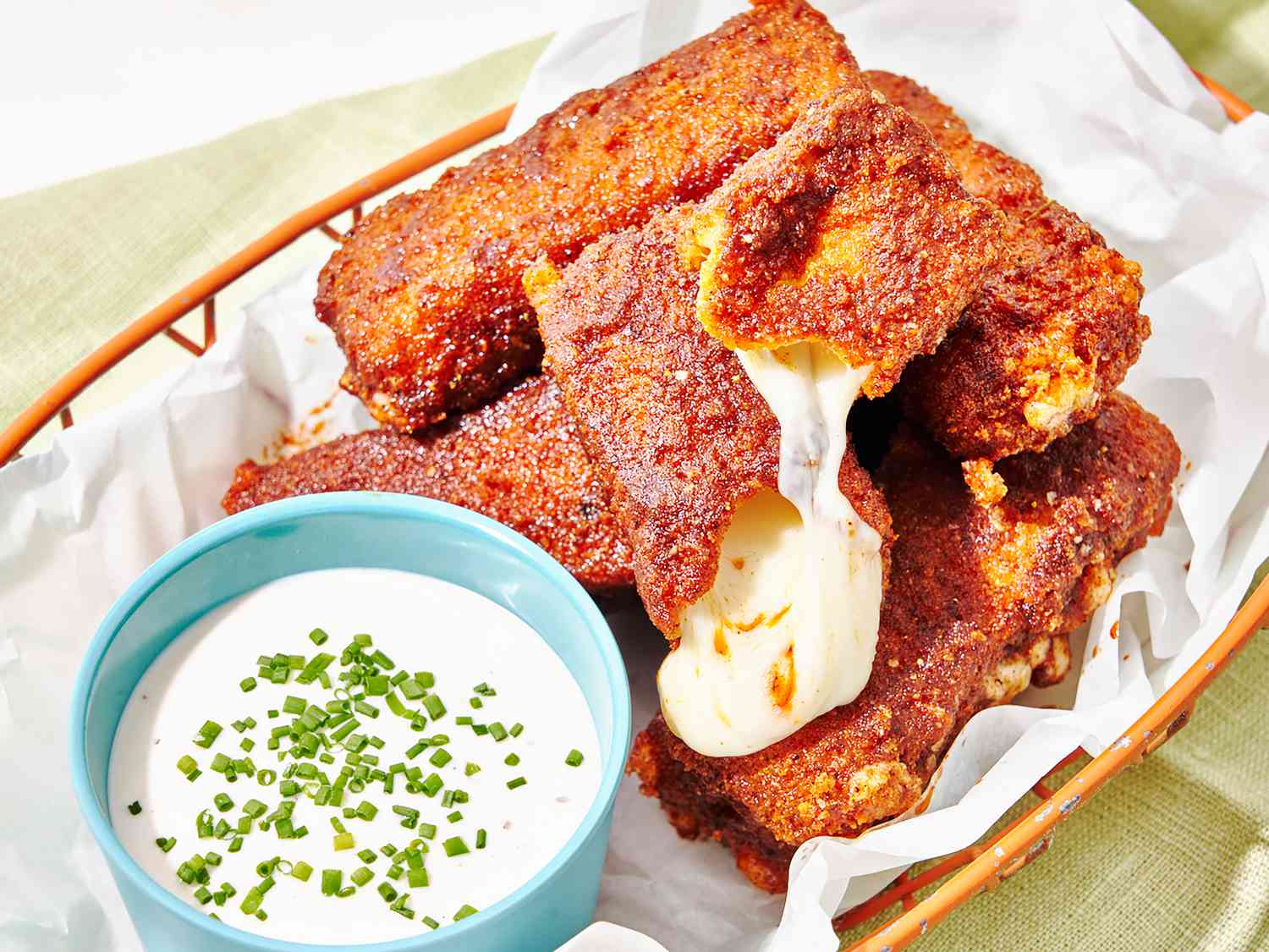 Nashville Hot Mozzarella Sticks Recipe