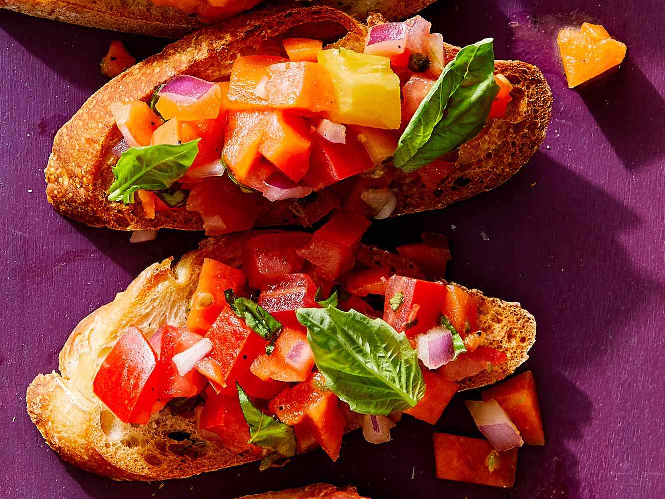 Papaya Bruschetta Recipe