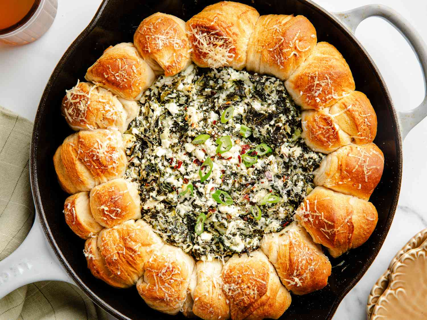 Spinach Feta Skillet Dip Recipe