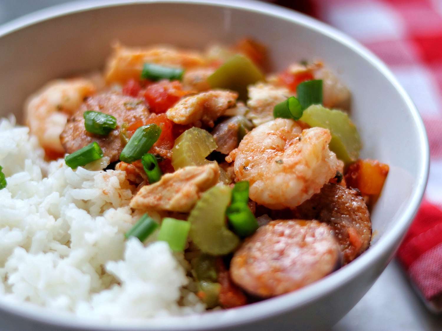 Instant Pot Jambalaya with Shrimp and Chicken Recipe