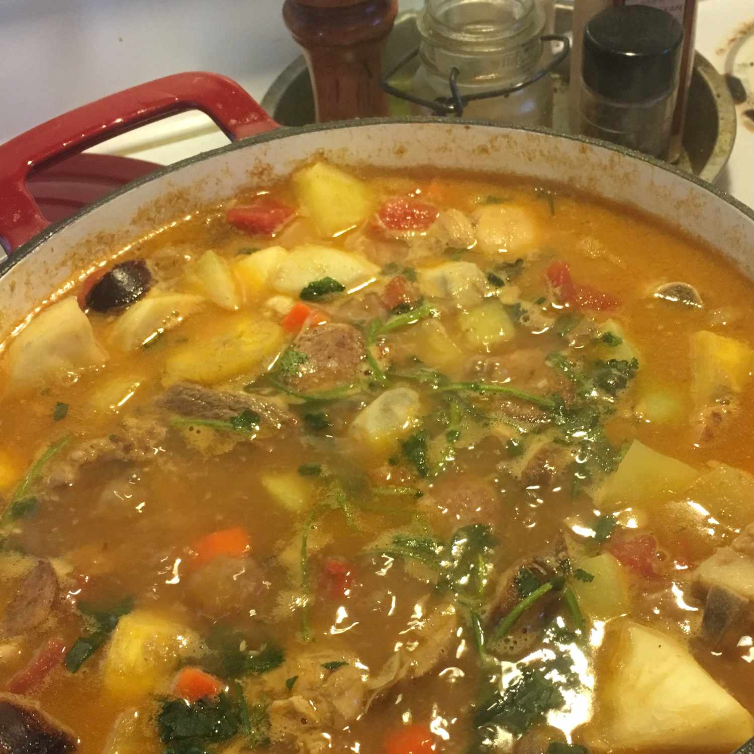 True Dominican Sancocho (Meat and Vegetable Stew) Recipe