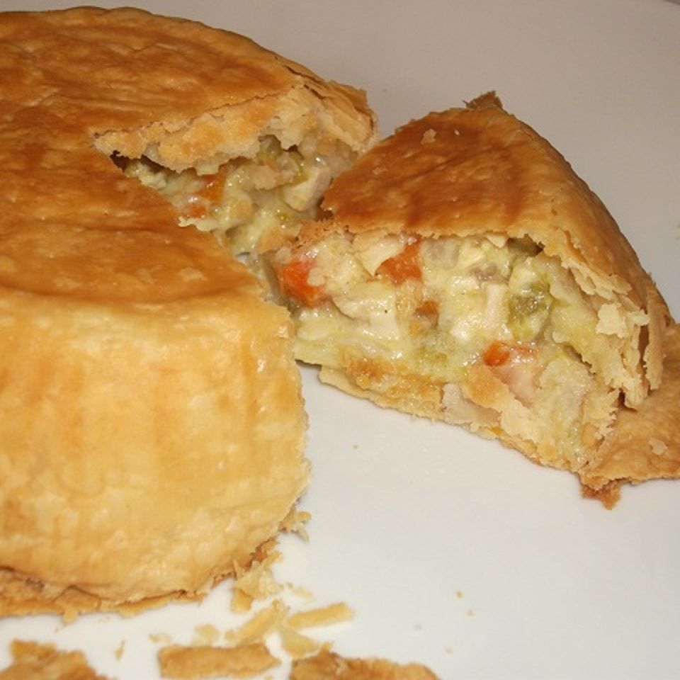 Chicken Pot Pie Recipe with Puff Pastry