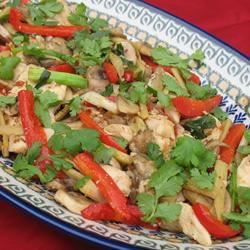 Thai Ginger Chicken (Gai Pad King) Recipe