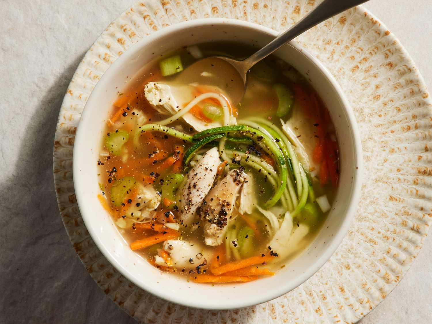 Chicken Zoodle Soup in a Jar Recipe