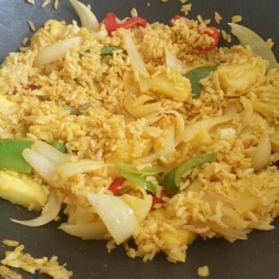 Curry Pineapple Fried Rice Recipe