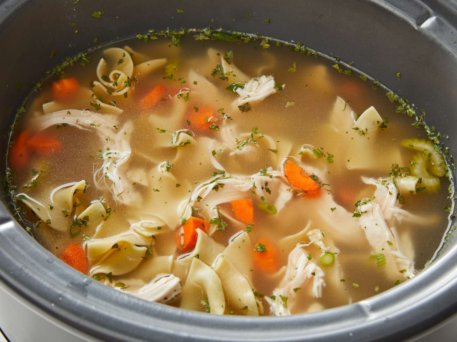 Slow Cooker Chicken Noodle Soup Recipe