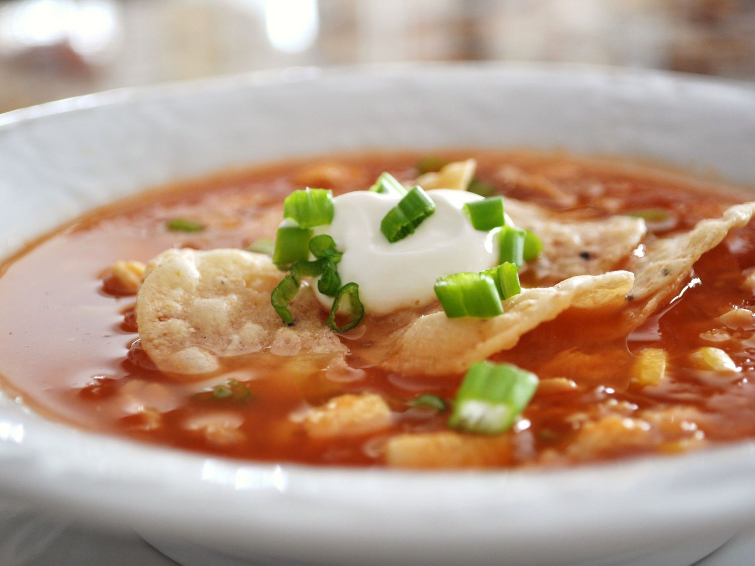 Chicken Tortilla Soup with Salsa Recipe