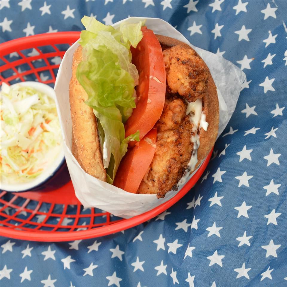 EZ Fried Chicken Sandwich Recipe