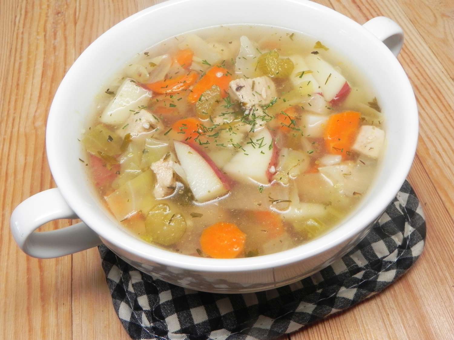 Chicken Soup with Cabbage Recipe