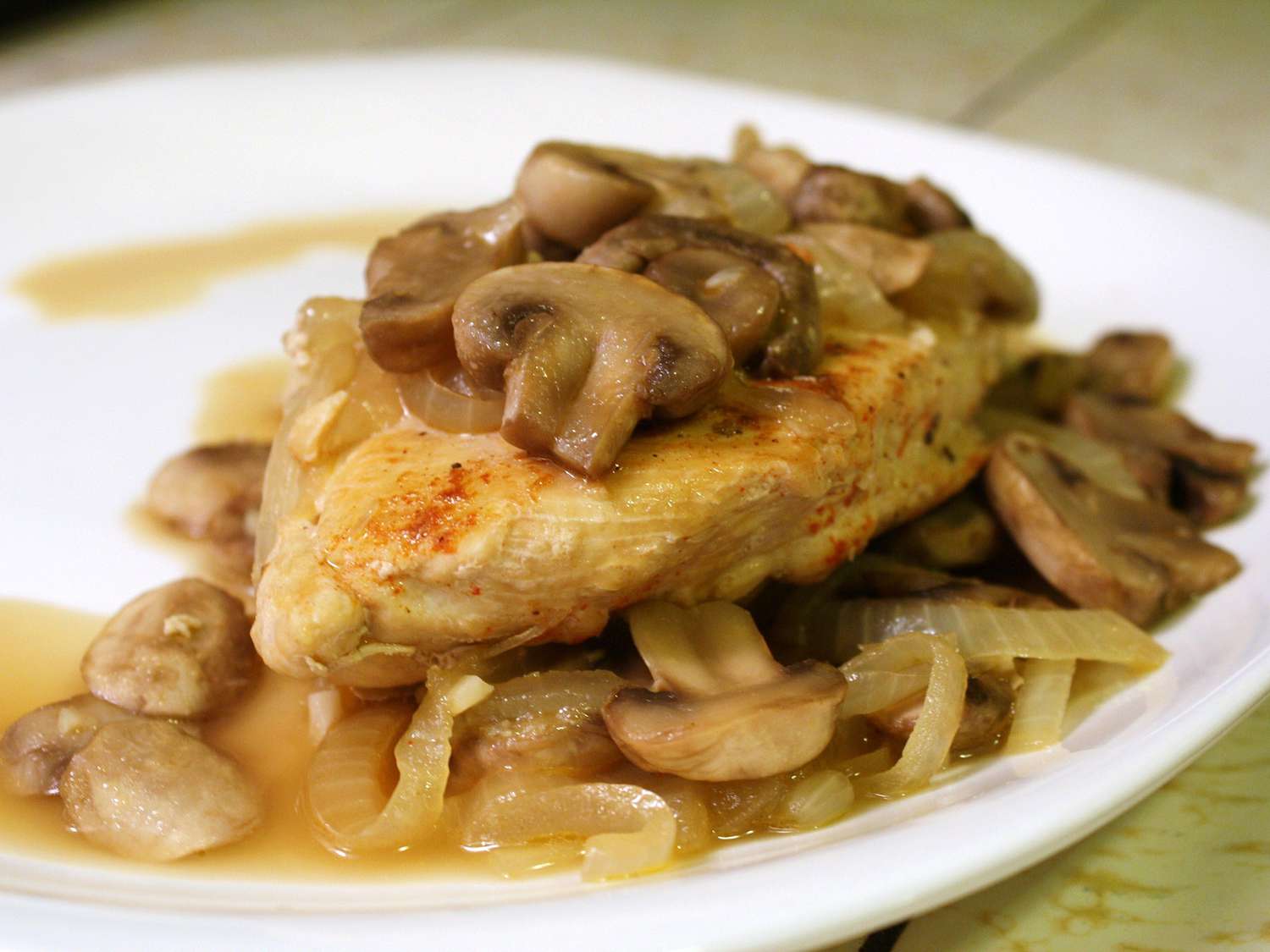 Paprika Chicken with Mushrooms Recipe