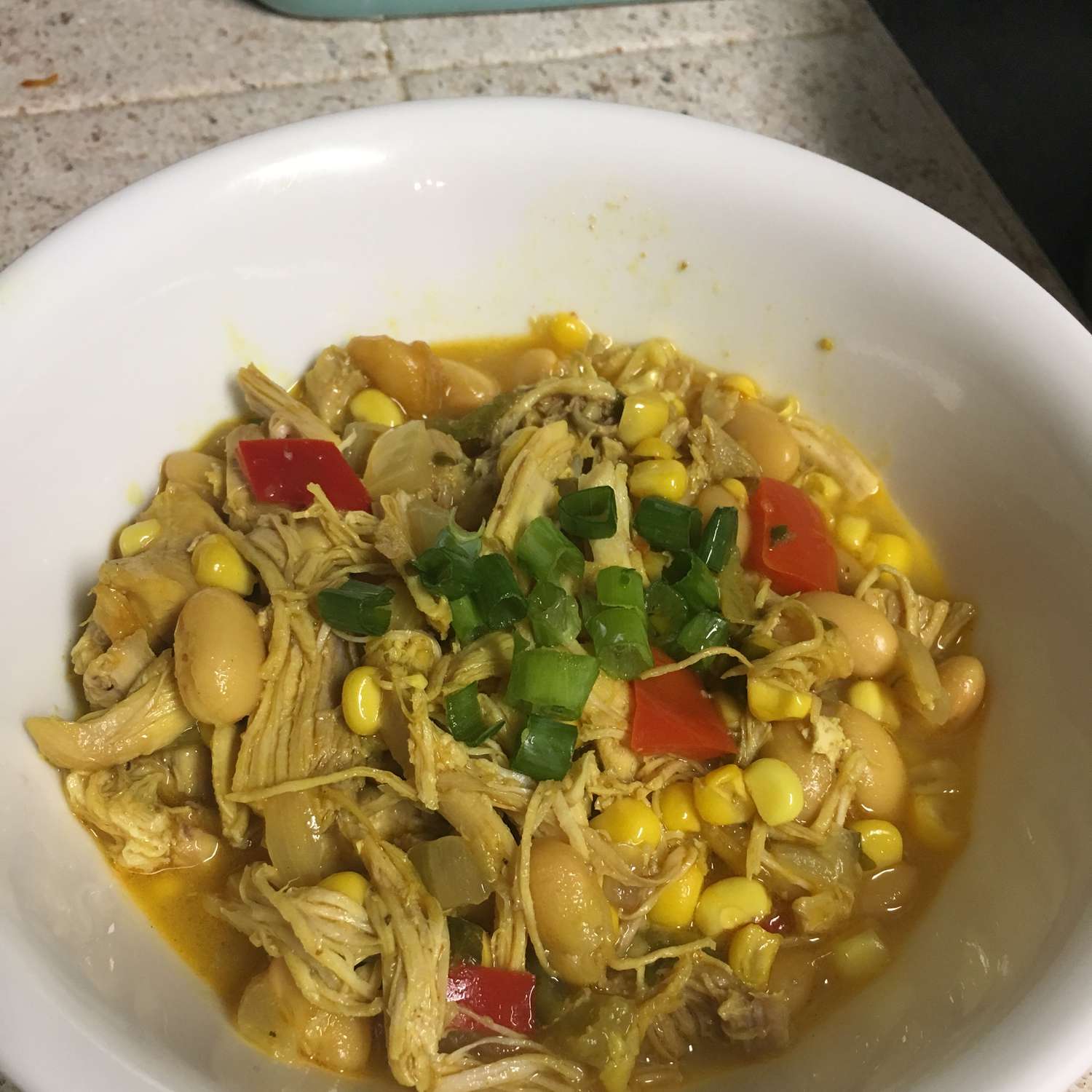 Spicy White Chili with Chicken Recipe