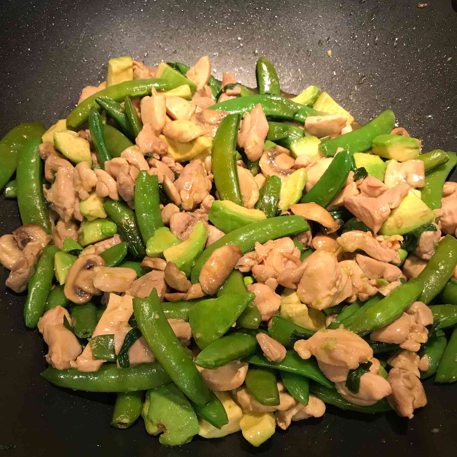 Avocado Chicken Stir-Fry Recipe