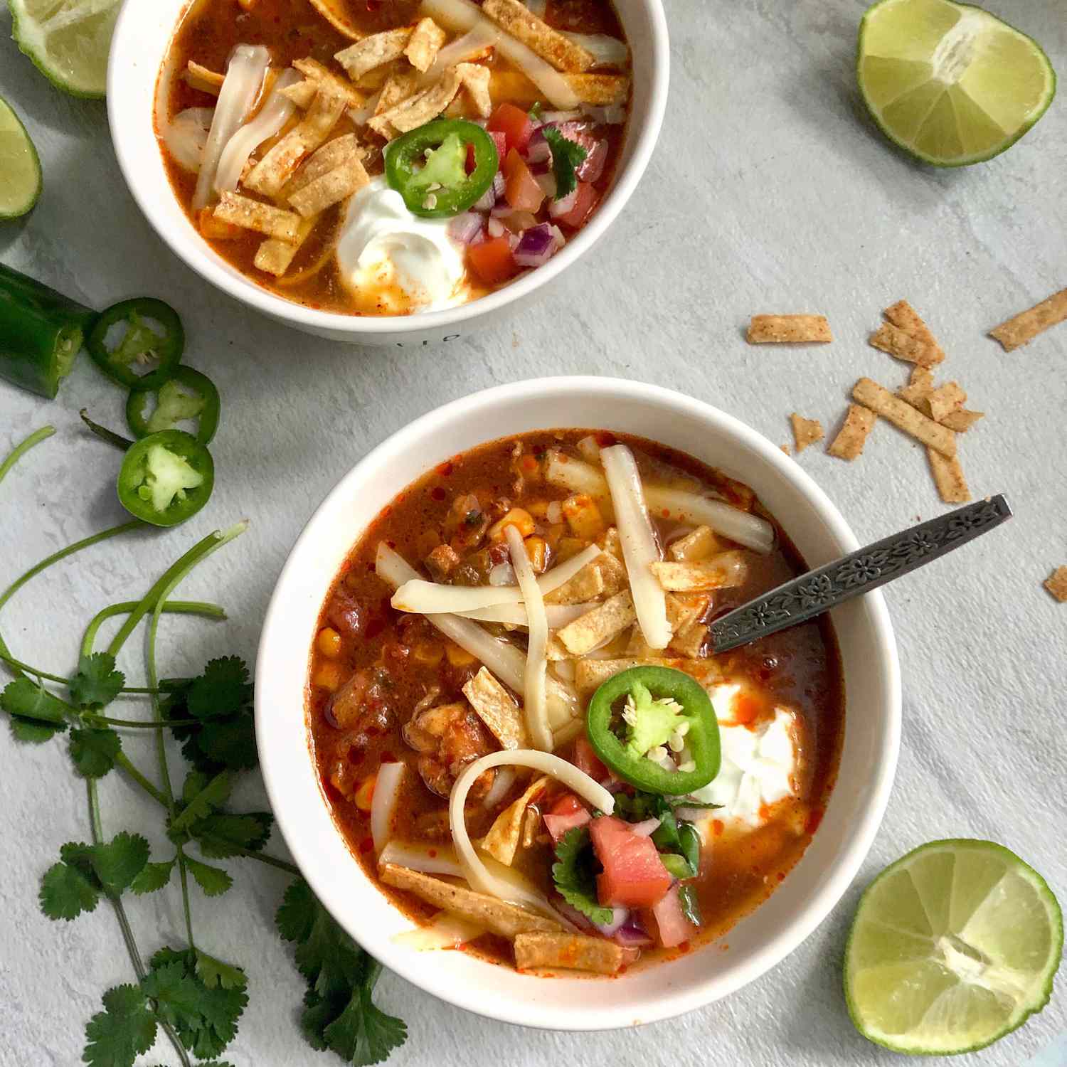 Chicken Enchilada Slow Cooker Soup Recipe