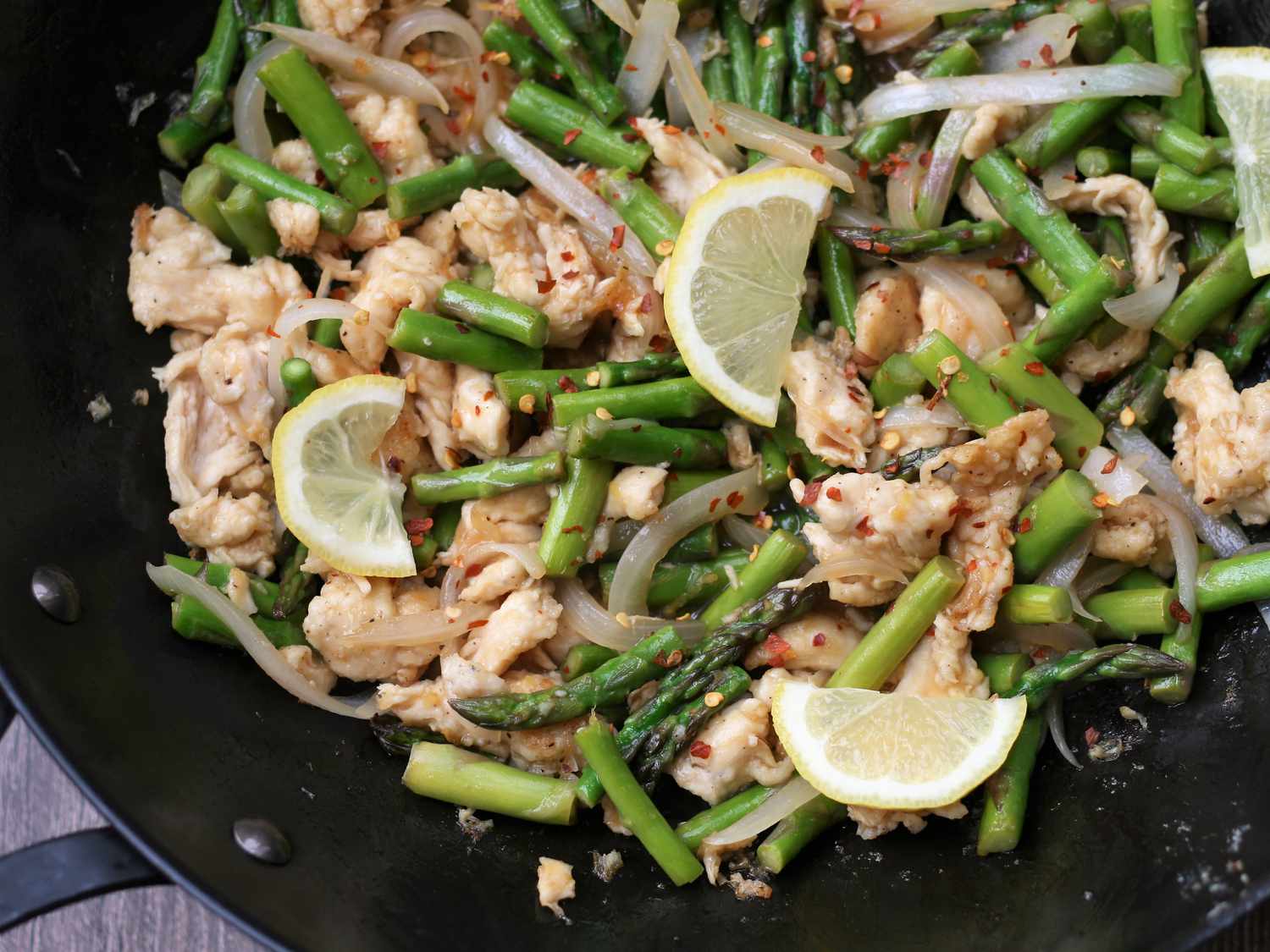 Lemon Chicken and Asparagus Stir-Fry Recipe