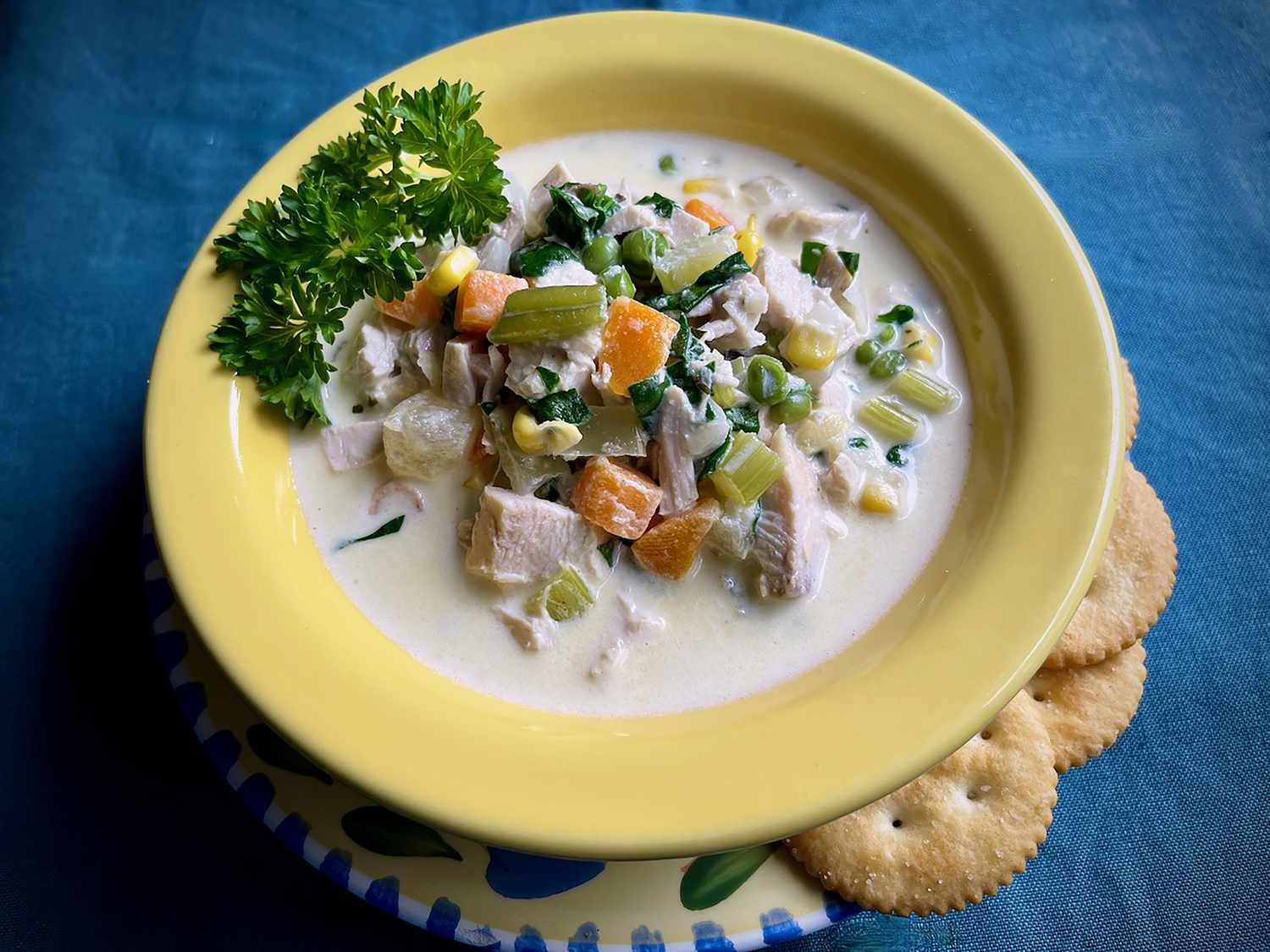 Boursin Chicken and Vegetable Soup Recipe