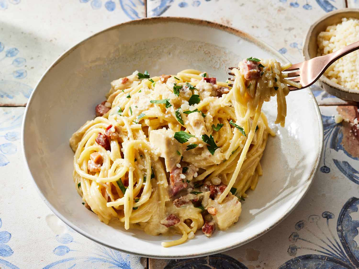 Chicken Carbonara Pasta Bake Recipe