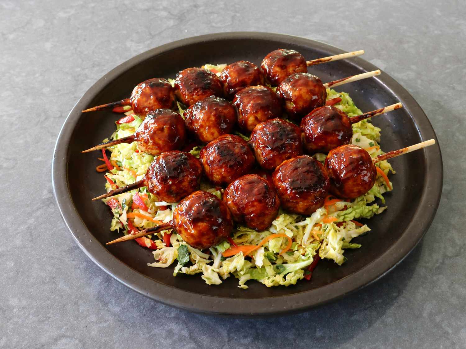 Grilled Chicken Meatballs Recipe