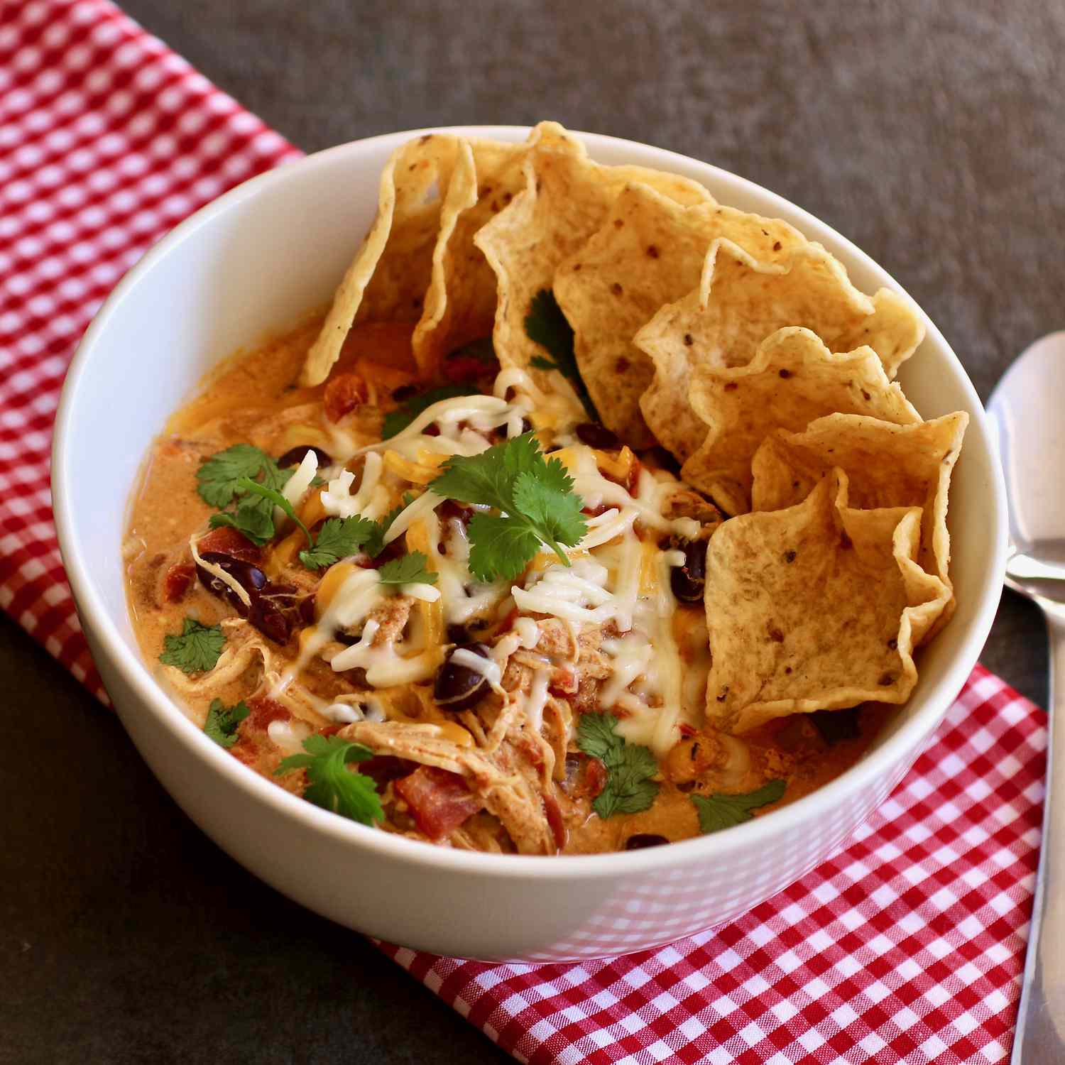 Instant Pot Cream Cheese Chicken Chili Recipe