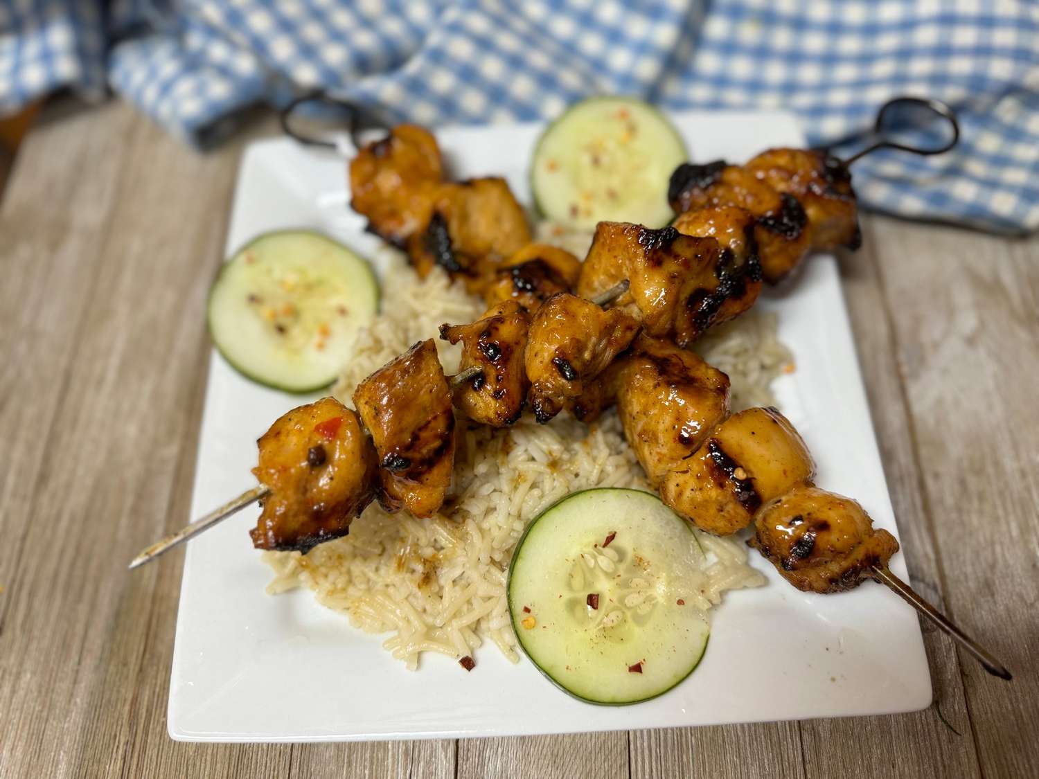 Bang Bang Chicken Skewers Recipe