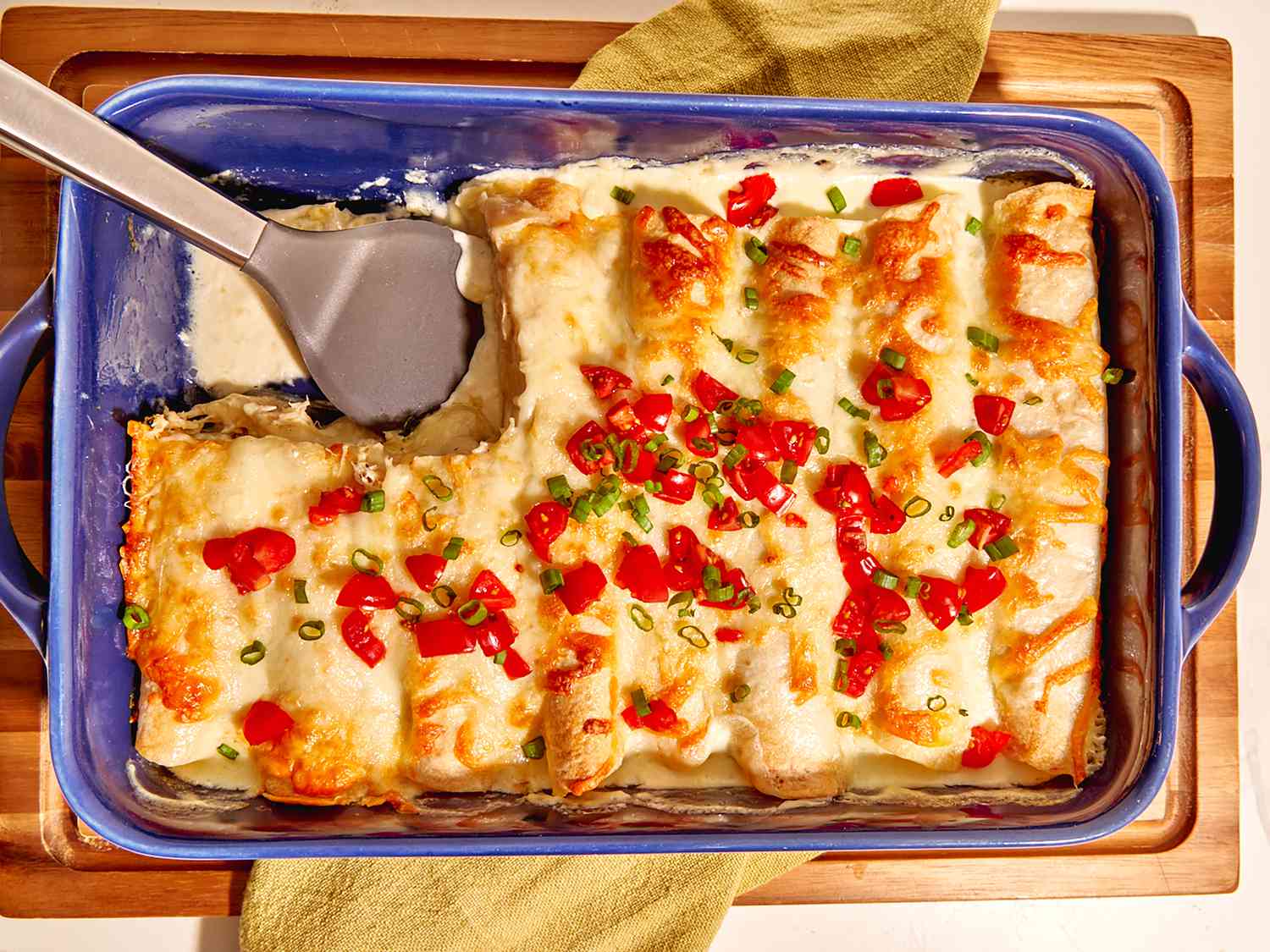 Creamy Mississippi Chicken Enchiladas Recipe