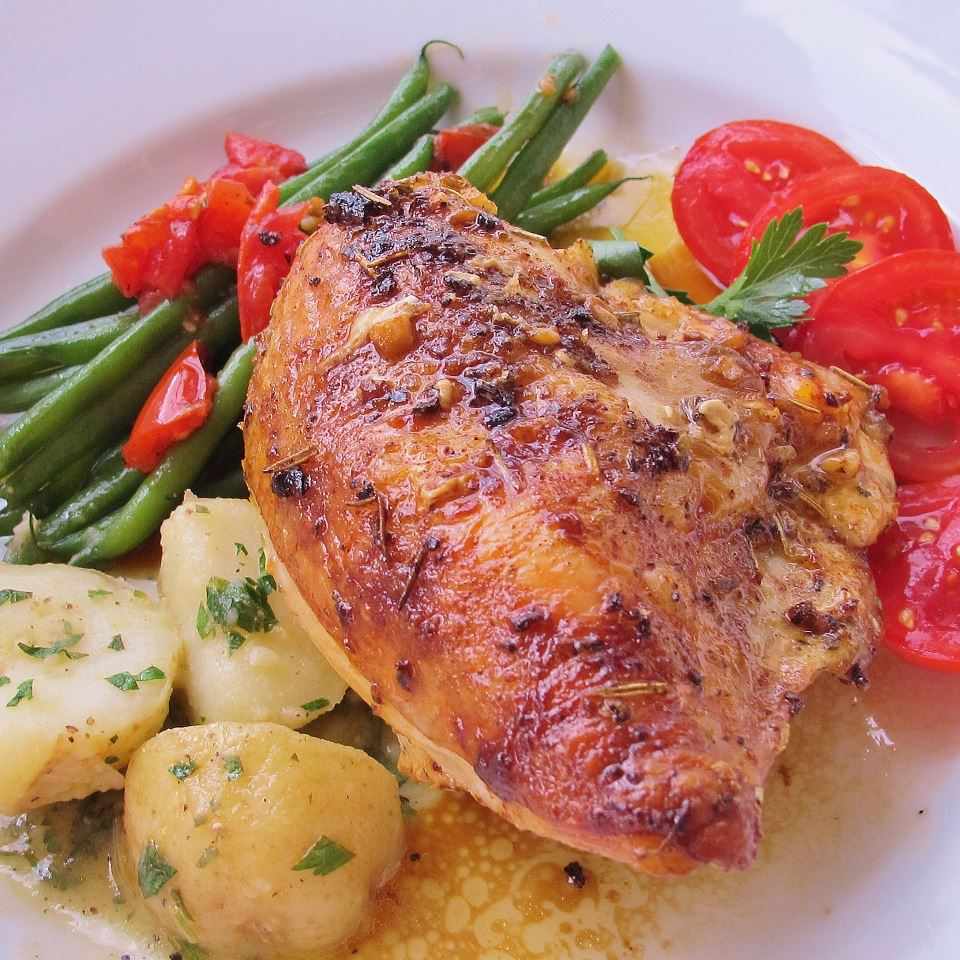 Chicken Breasts with Herb Basting Sauce Recipe