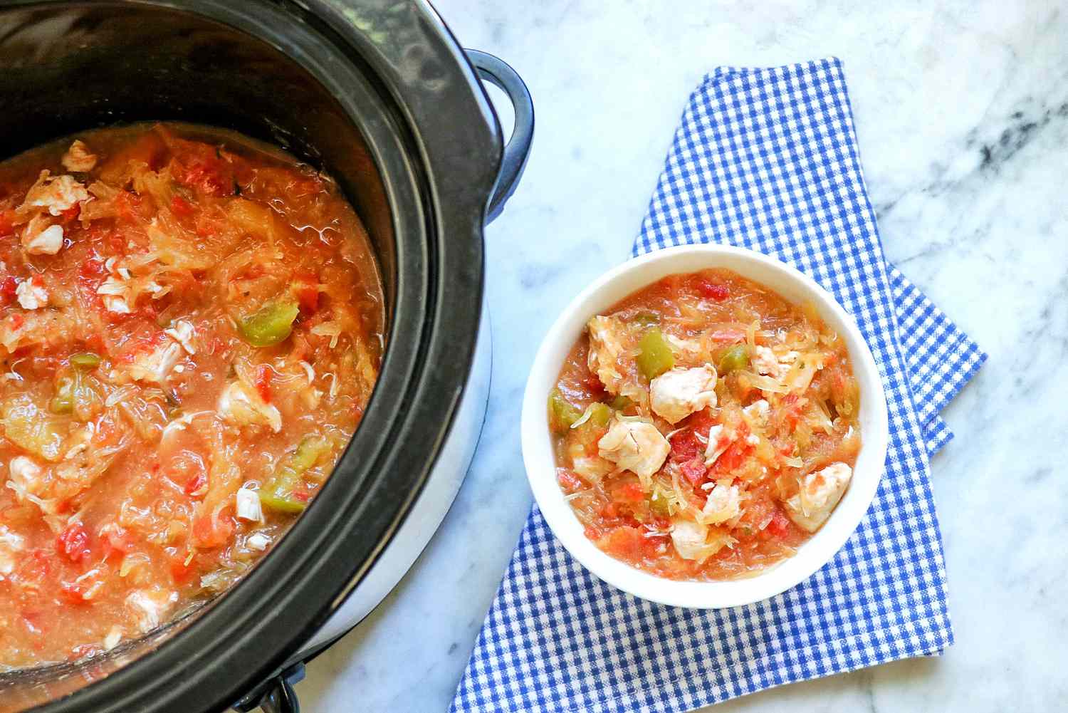 Slow Cooker Spaghetti Squash Soup Recipe