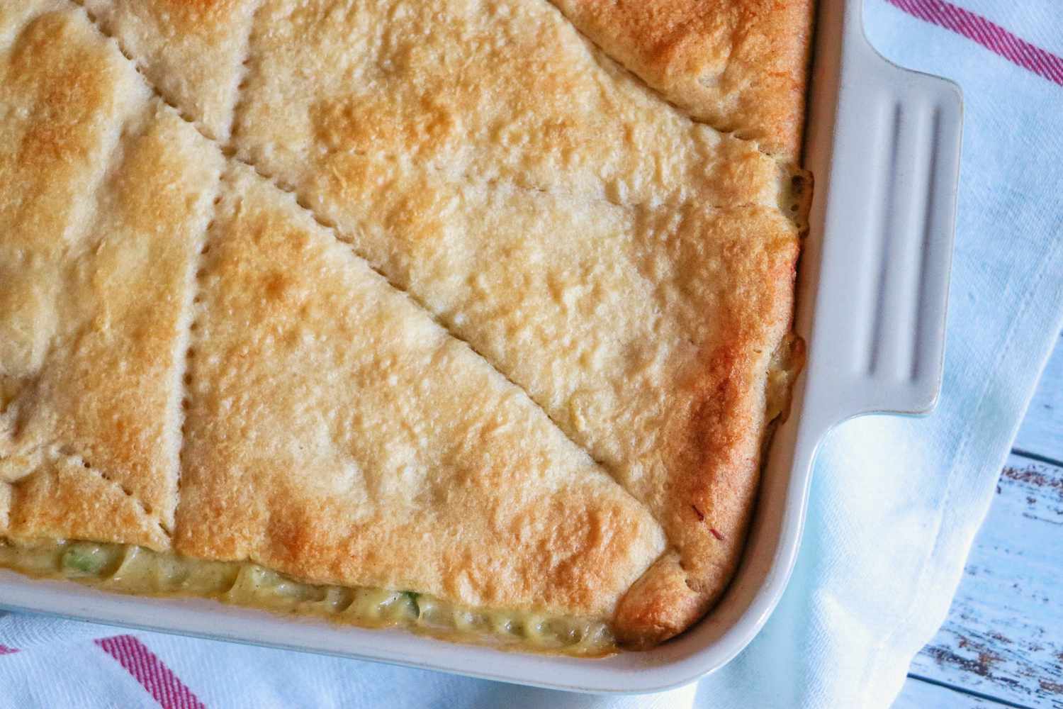 Chicken Pot Pie with Crescent Rolls Recipe