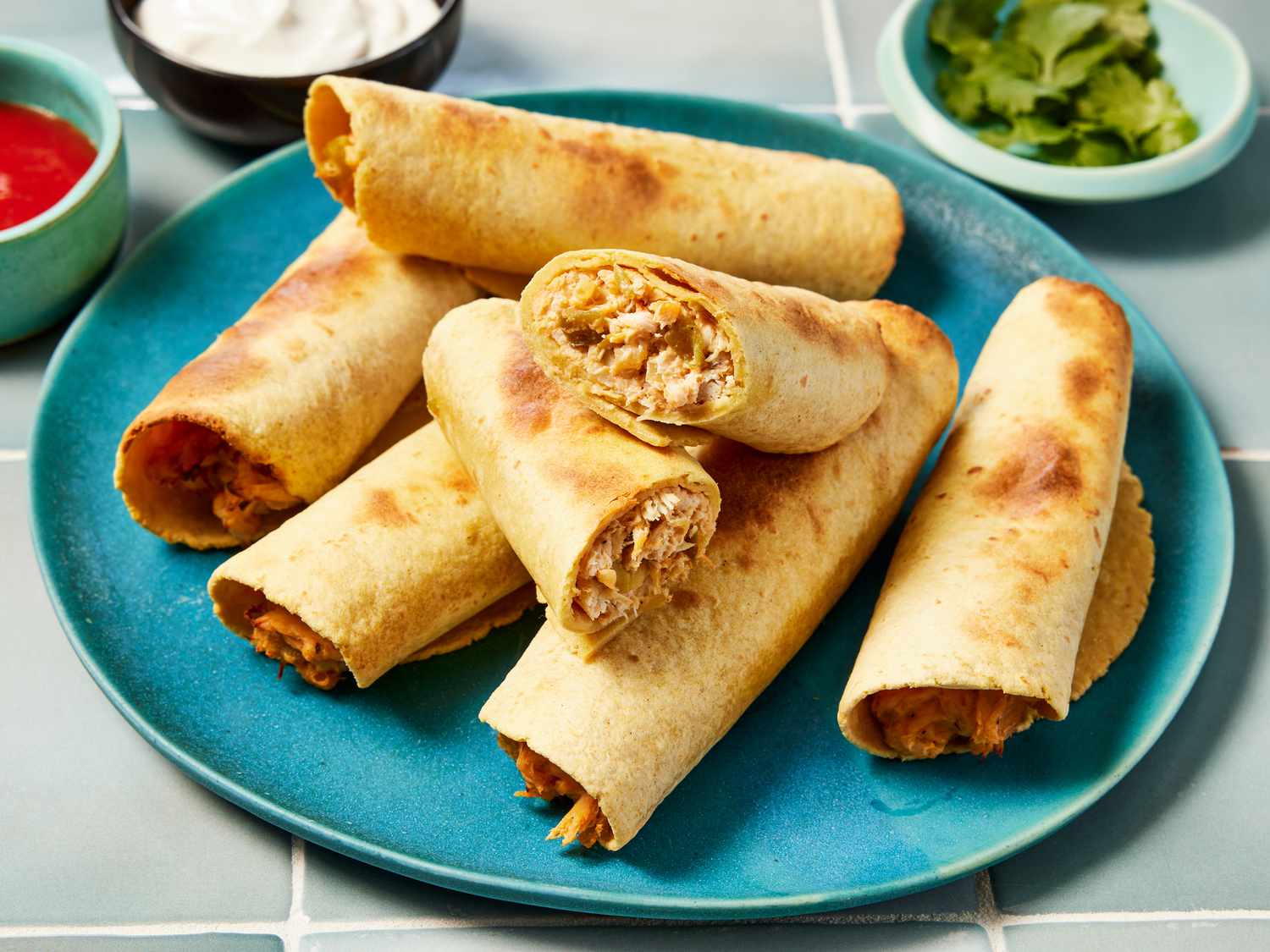 Air Fryer Chicken Taquitos Recipe