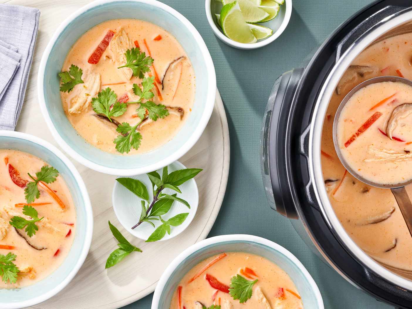 Instant Pot Thai Chicken Soup Recipe