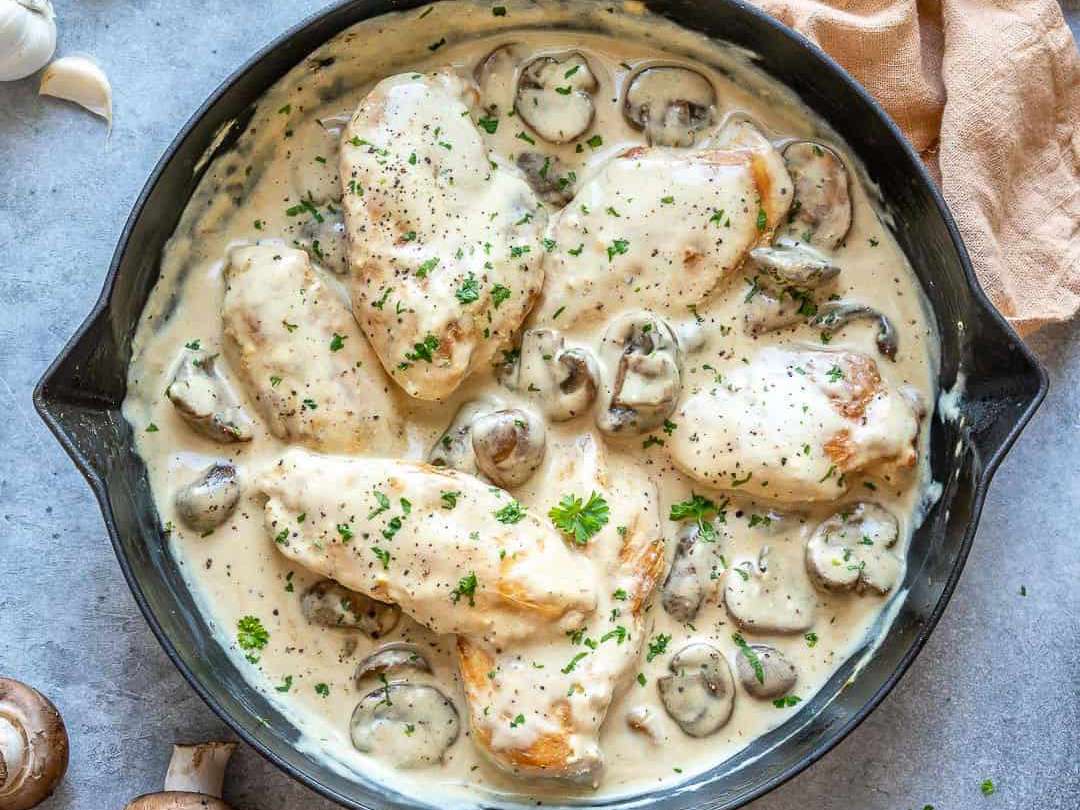 Romantic Chicken with Artichokes and Mushrooms Recipe