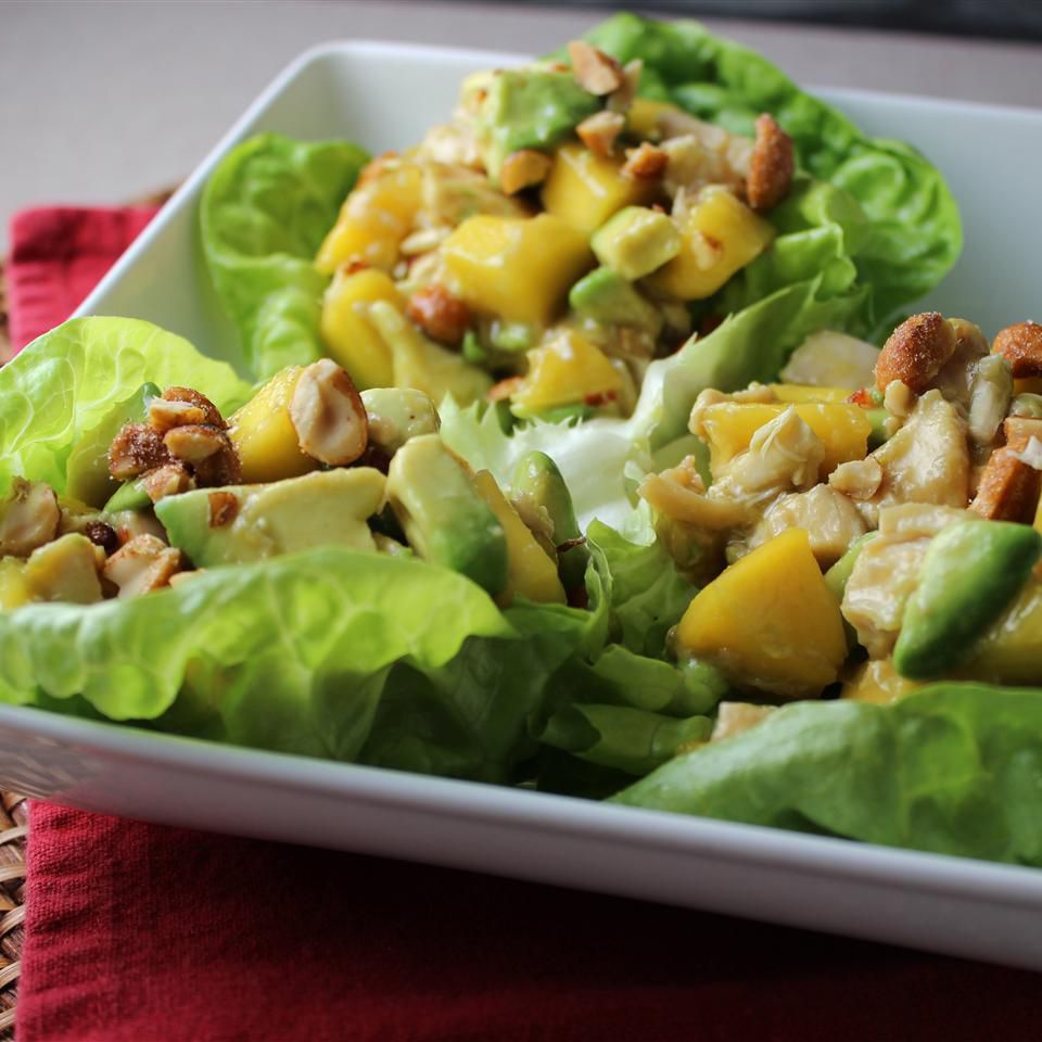 Chicken, Avocado and Mango Salad Recipe