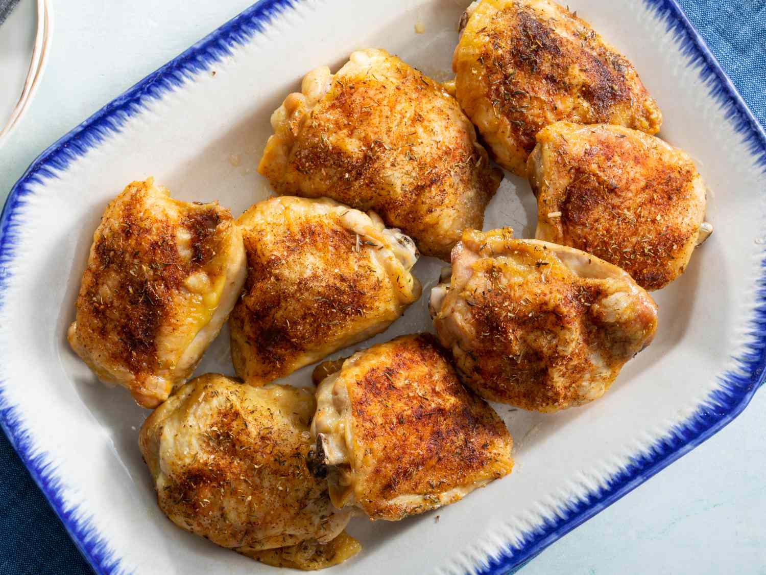 Crispy and Tender Baked Chicken Thighs Recipe