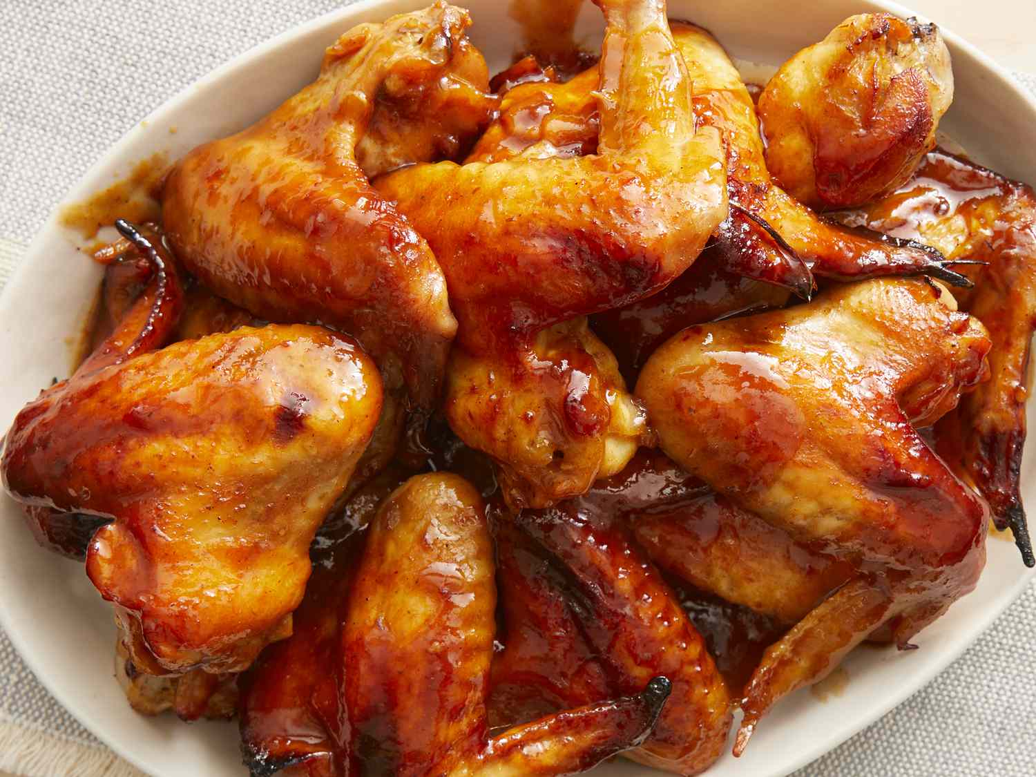 3-Ingredient Baked BBQ Chicken Wings Recipe