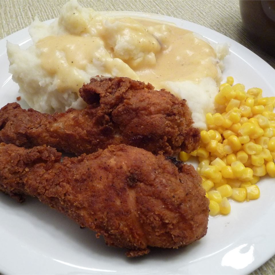 Fried Chicken with Creamy Gravy Recipe