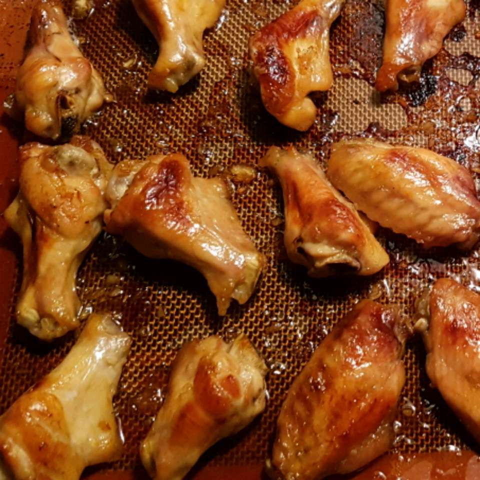 Krista's Sticky Honey Garlic Wings Recipe