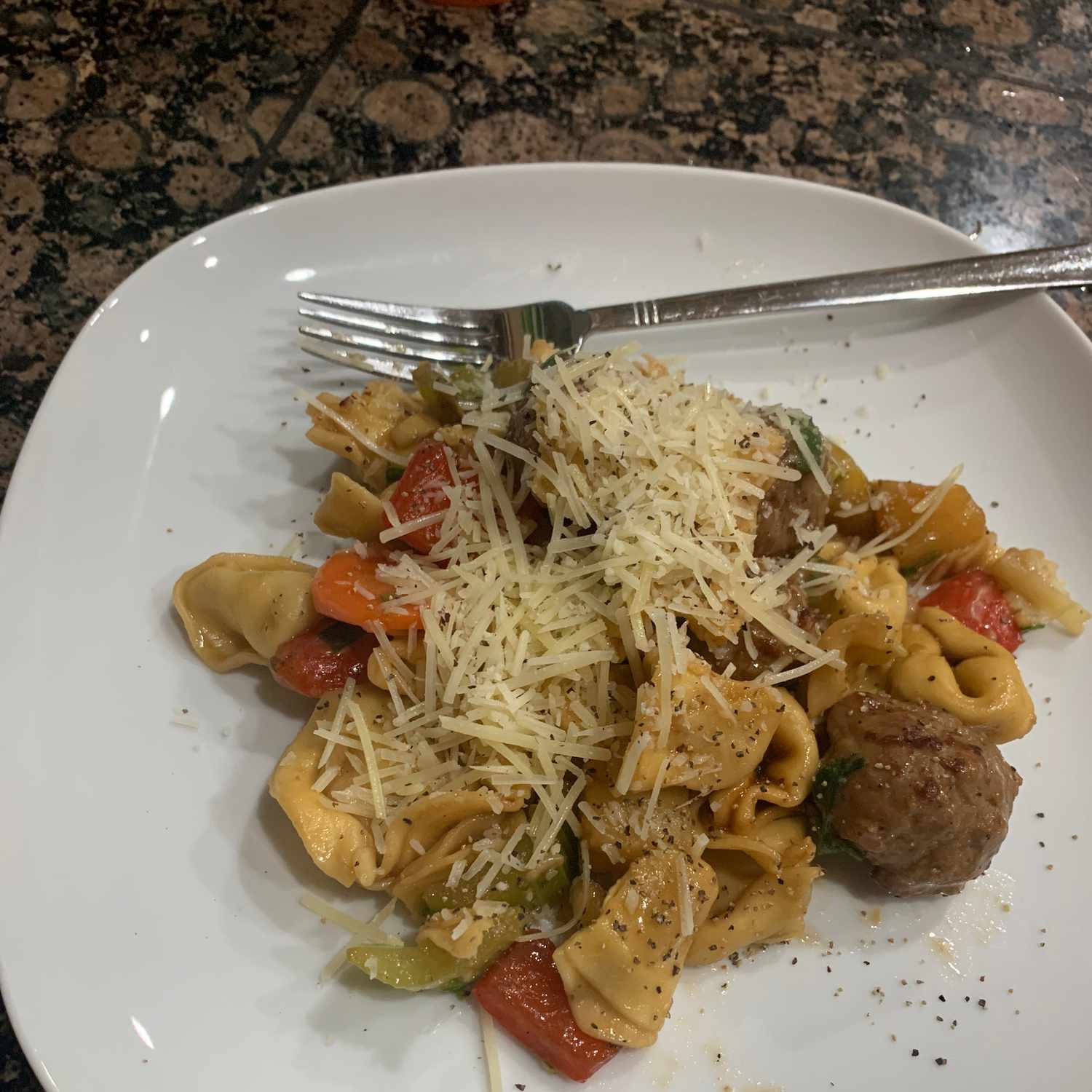 Chicken Sausage Tortellini Stir-Fry Recipe