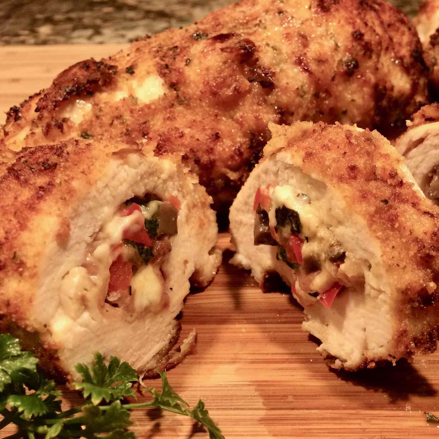 Air Fryer Stuffed Chicken Breasts Recipe