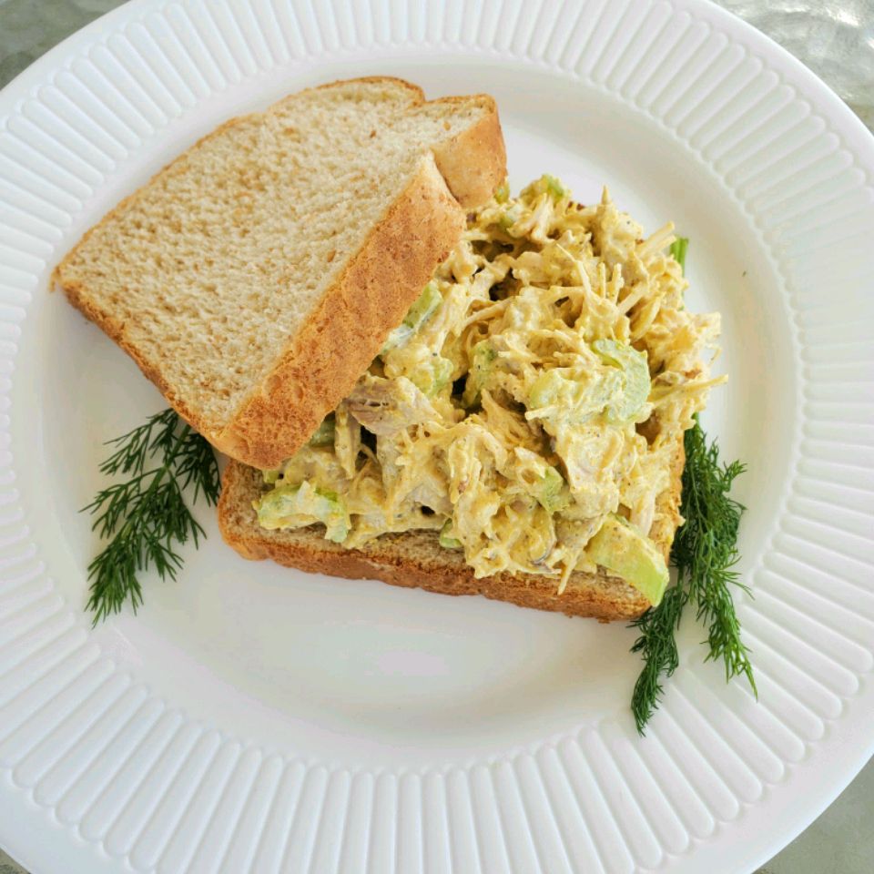 Curried Chicken Salad with Greek Yogurt Recipe