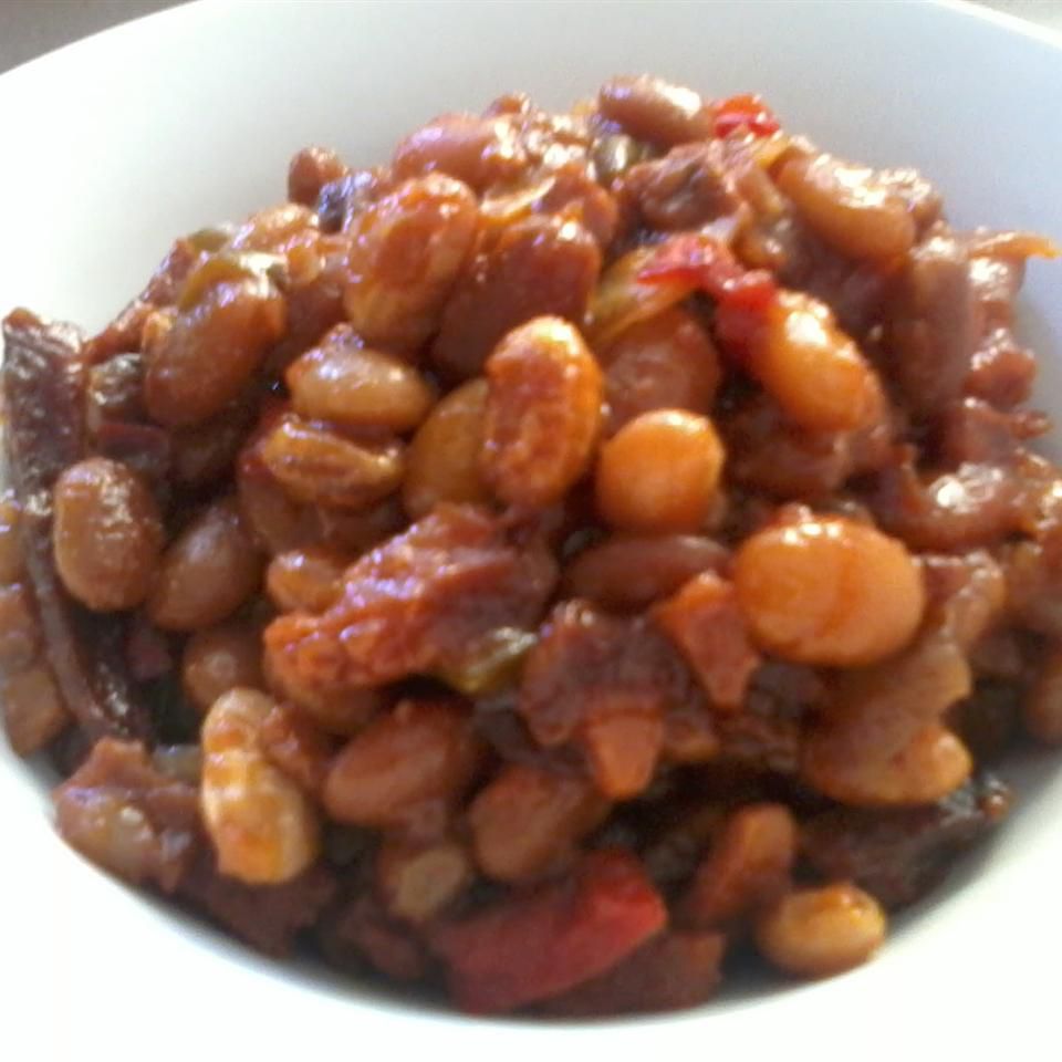 Slow Cooker Baked Beans Using Canned Beans Recipe