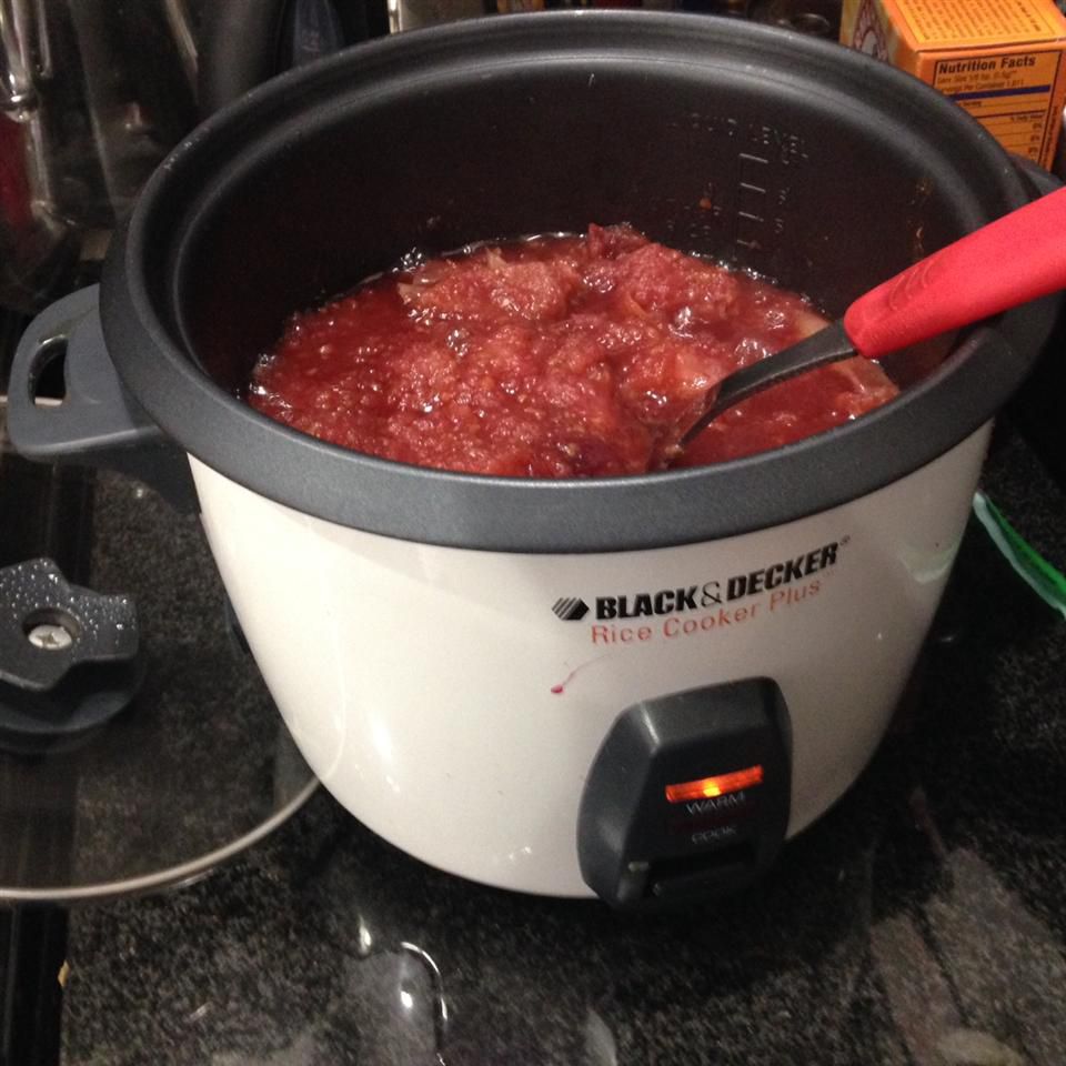 Rice Cooker Recipe: Raspberry Applesauce Recipe