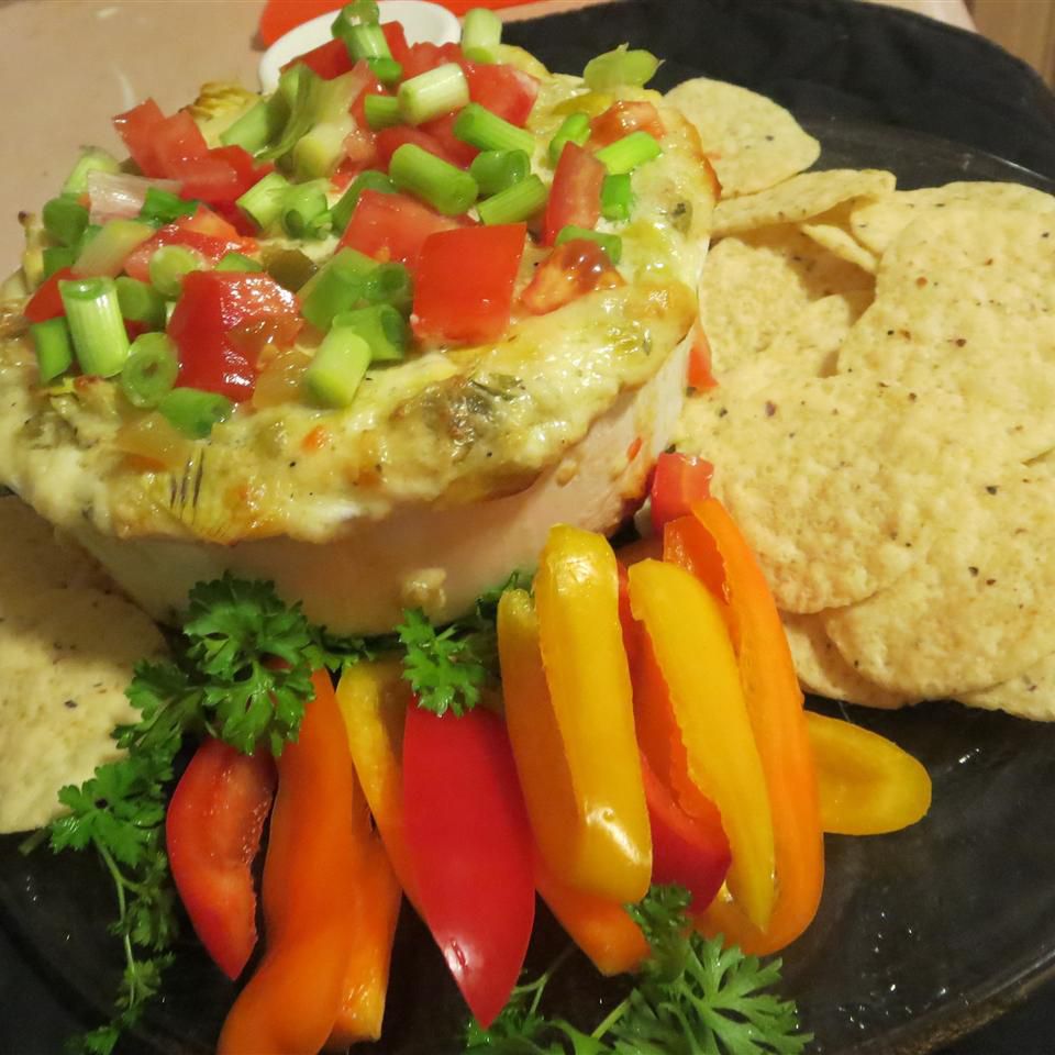 Hot Artichoke Dip with Green Chiles Recipe