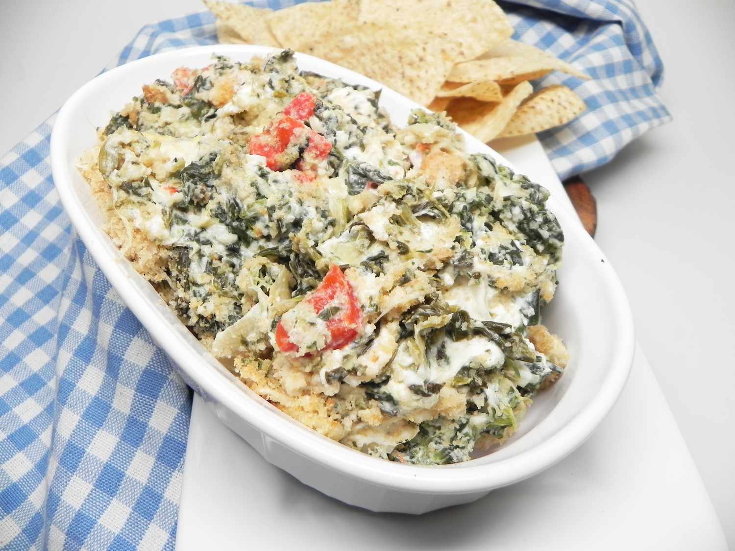 Skinny Spinach and Artichoke Dip Recipe