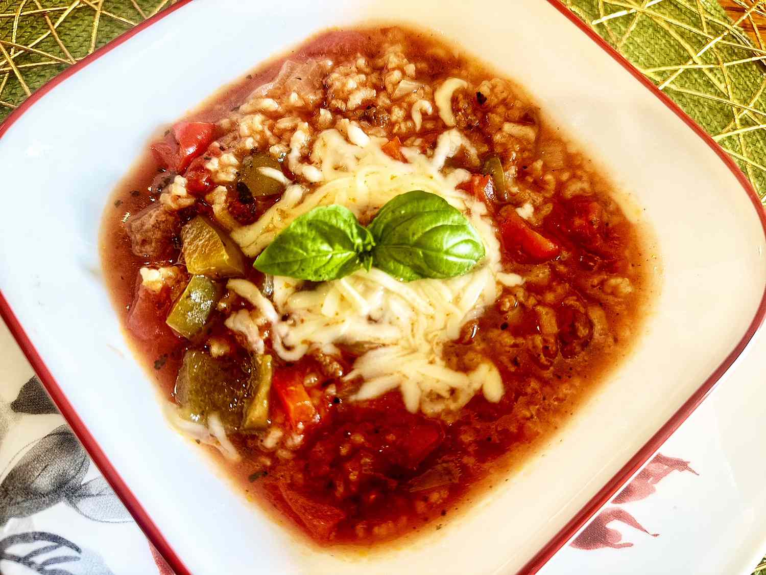 Slow Cooker Stuffed Pepper Soup Recipe