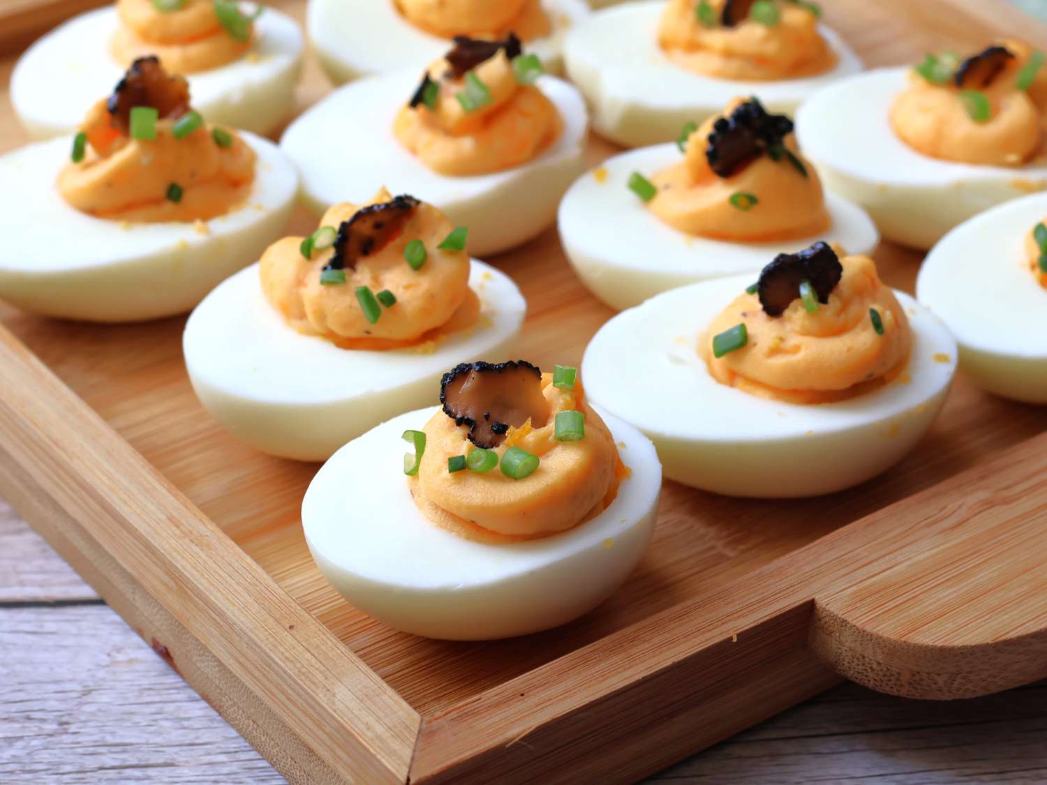 Truffle Deviled Eggs Recipe