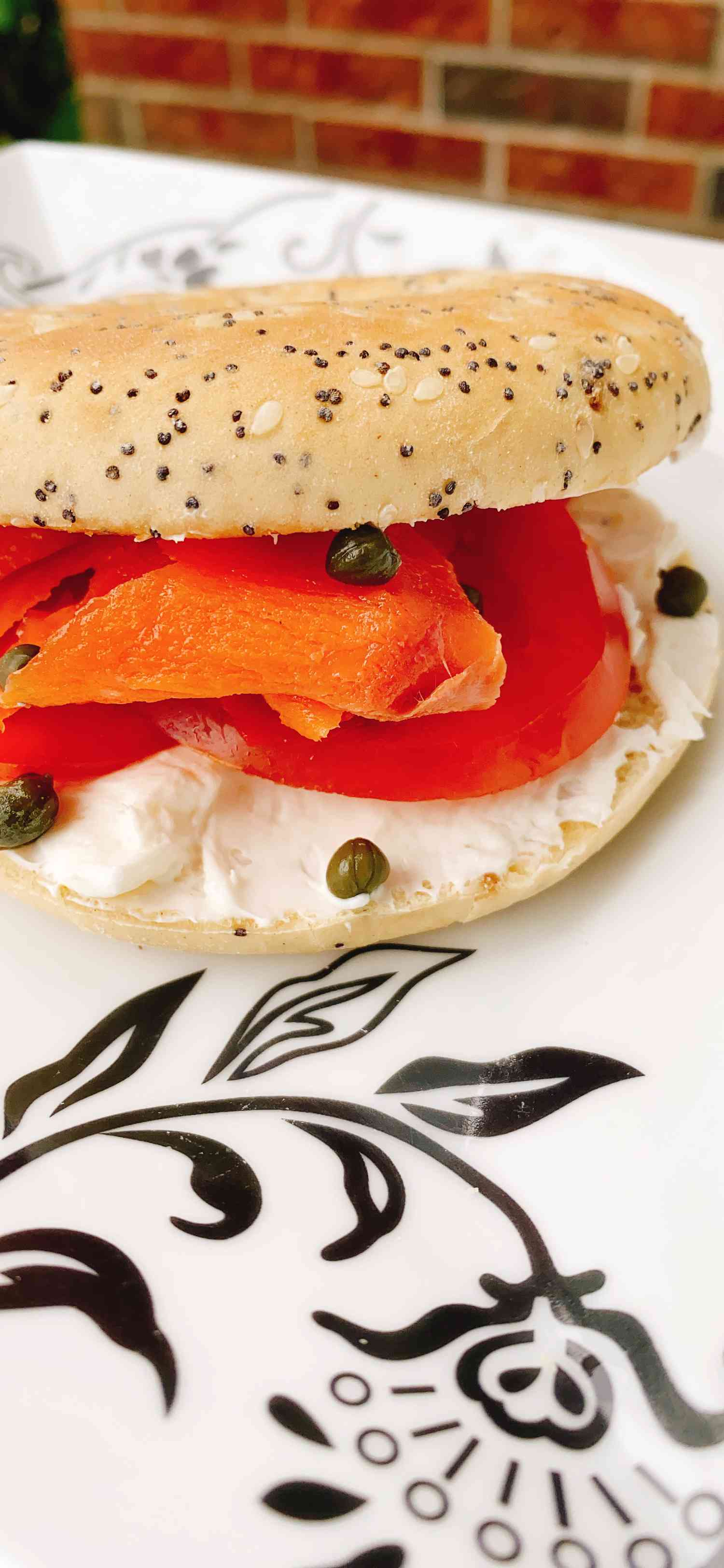 Nova Lox Everything Breakfast Bagel